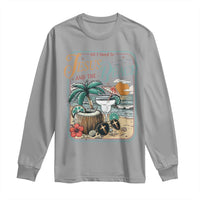 Funny Christian Beach Gift Long Sleeve Shirt All I Need Is Jesus And The Beach