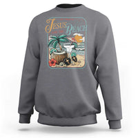 Funny Christian Beach Gift Sweatshirt All I Need Is Jesus And The Beach