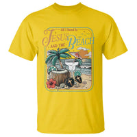 Funny Christian Beach Gift T Shirt All I Need Is Jesus And The Beach