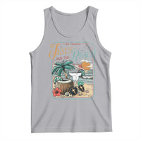 Funny Christian Beach Gift Tank Top All I Need Is Jesus And The Beach