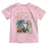 Funny Christian Beach Gift Toddler T Shirt All I Need Is Jesus And The Beach