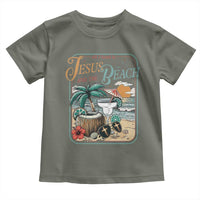 Funny Christian Beach Gift Toddler T Shirt All I Need Is Jesus And The Beach