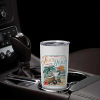 Funny Christian Beach Gift Tumbler Cup All I Need Is Jesus And The Beach