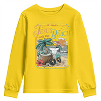 Funny Christian Beach Gift Youth Sweatshirt All I Need Is Jesus And The Beach