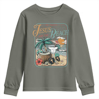 Funny Christian Beach Gift Youth Sweatshirt All I Need Is Jesus And The Beach