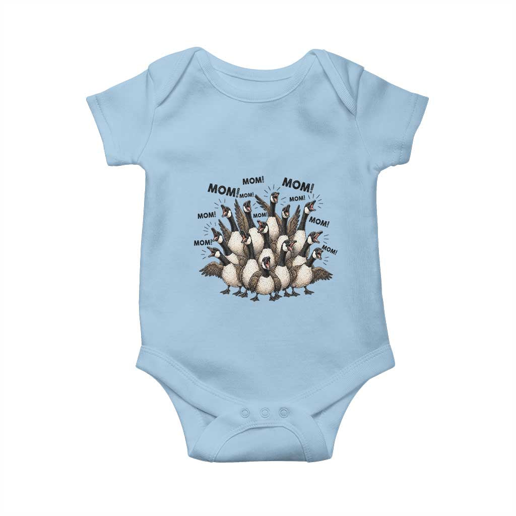 Silly Goose Mom Baby Onesie Funny Parenting Chaos Motherhood
