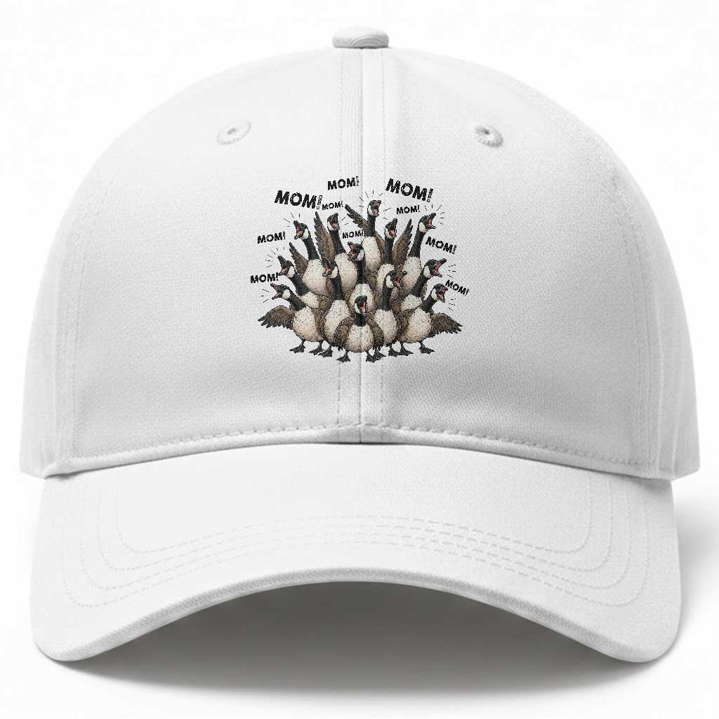 Silly Goose Mom Baseball Cap Funny Parenting Chaos Motherhood