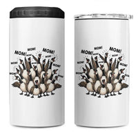 Silly Goose Mom 4 in 1 Can Cooler Tumbler Funny Parenting Chaos Motherhood