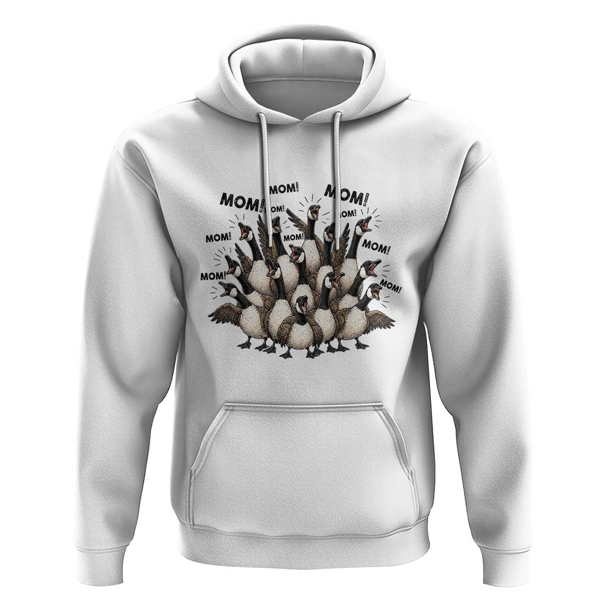 Silly Goose Mom Hoodie Funny Parenting Chaos Motherhood