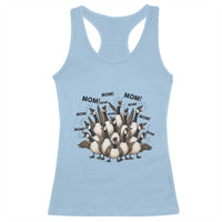 Silly Goose Mom Racerback Tank Top Funny Parenting Chaos Motherhood
