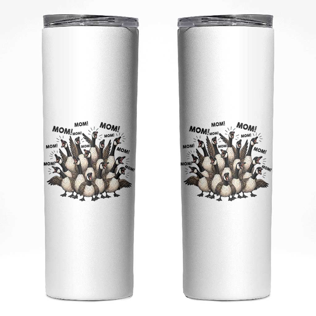 Silly Goose Mom Skinny Tumbler Funny Parenting Chaos Motherhood