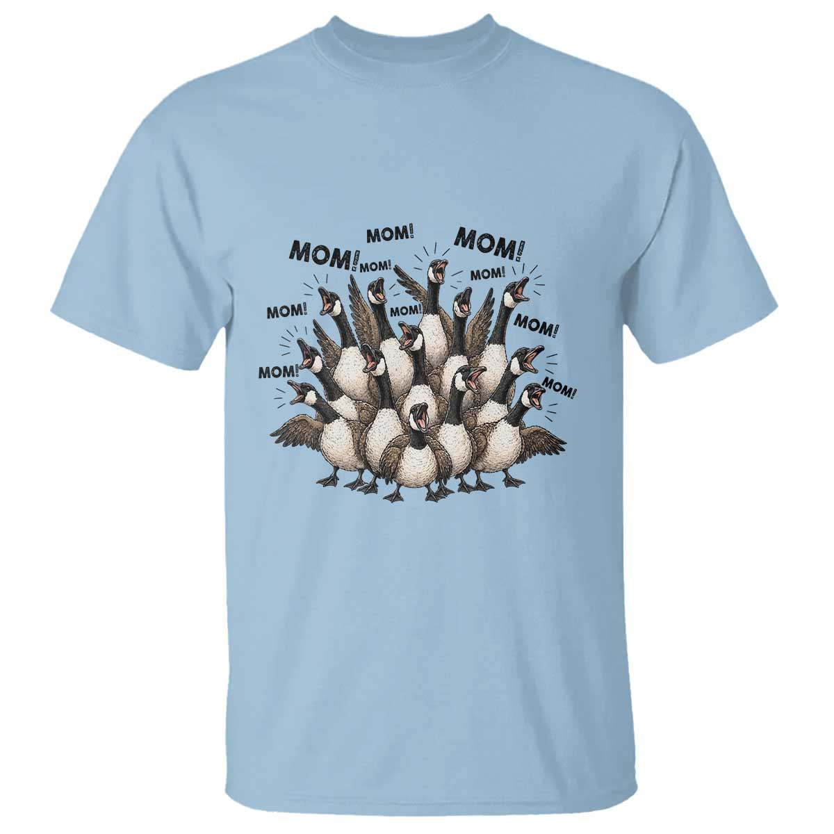 Silly Goose Mom T Shirt Funny Parenting Chaos Motherhood