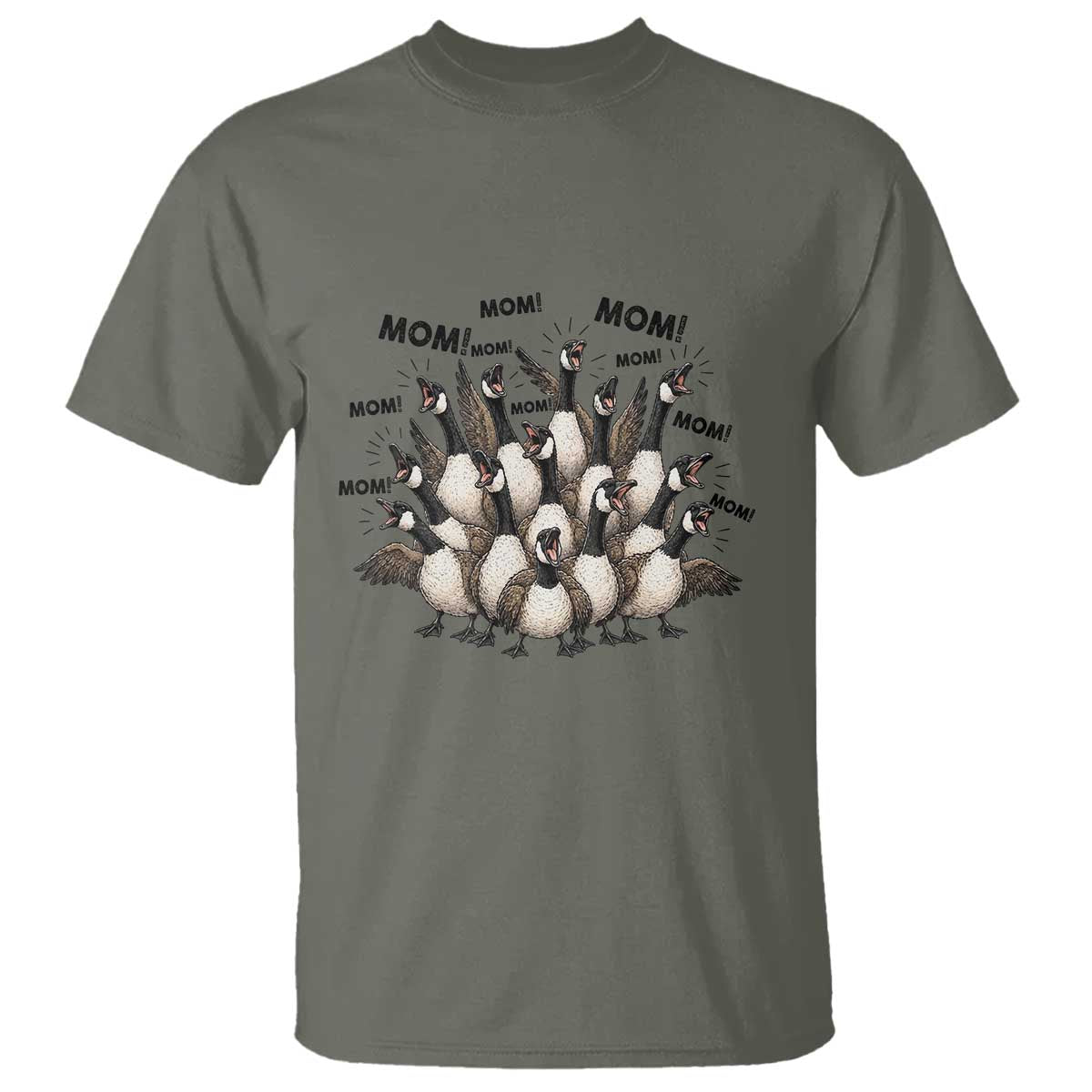 Silly Goose Mom T Shirt Funny Parenting Chaos Motherhood