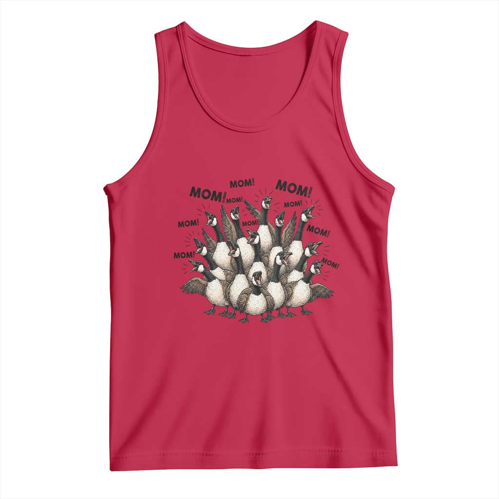 Silly Goose Mom Tank Top Funny Parenting Chaos Motherhood