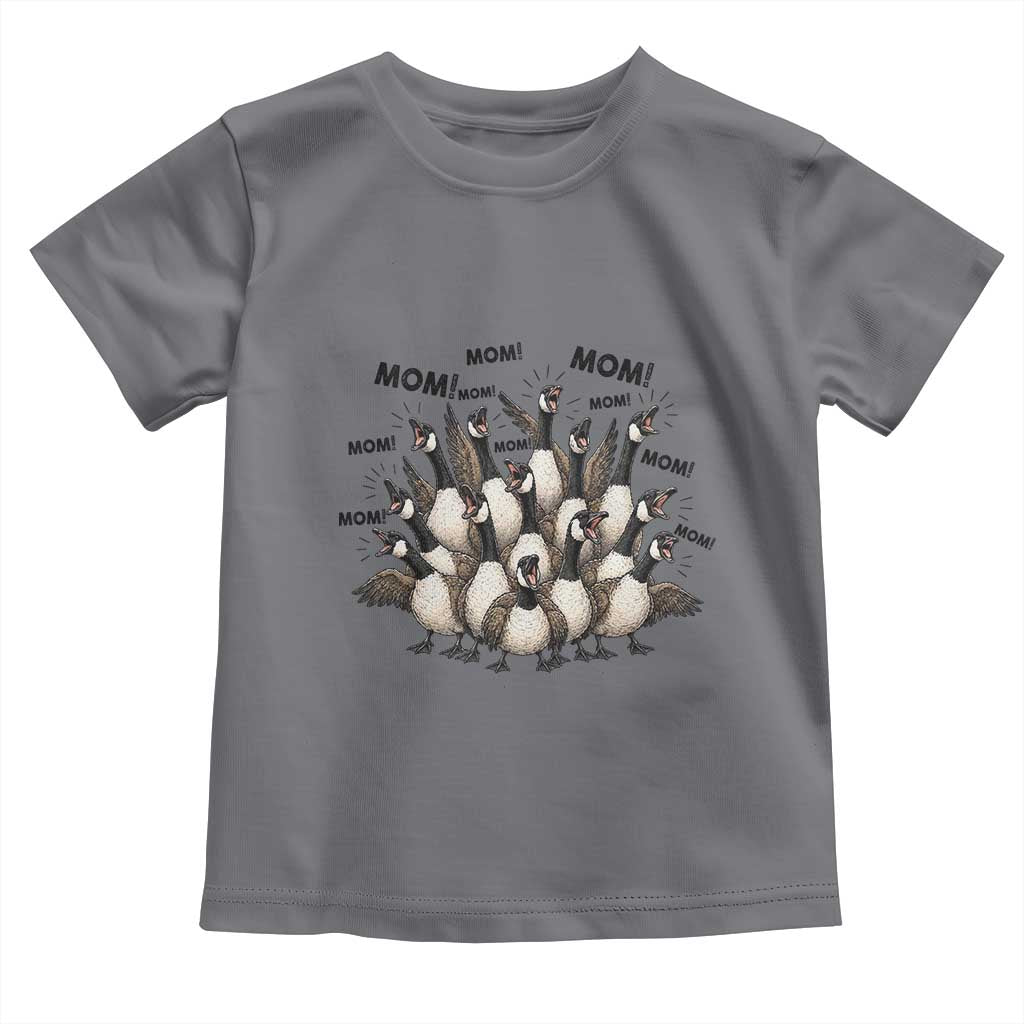 Silly Goose Mom Toddler T Shirt Funny Parenting Chaos Motherhood