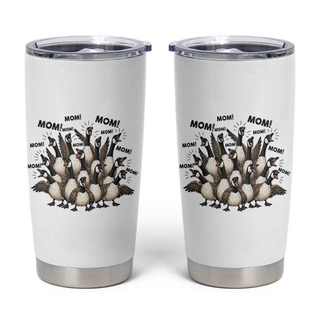 Silly Goose Mom Tumbler Cup Funny Parenting Chaos Motherhood