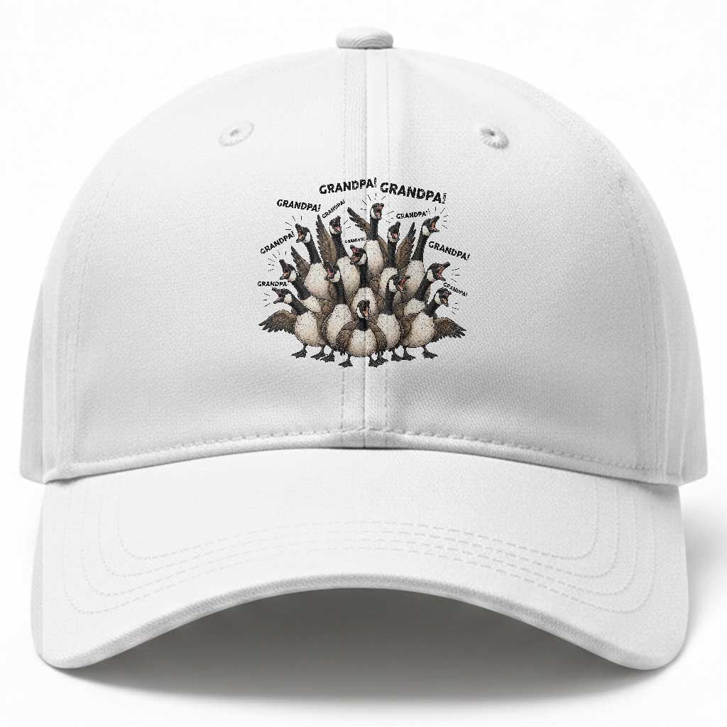 Silly Goose Grandpa Baseball Cap Funny Family Chaos Grandfather