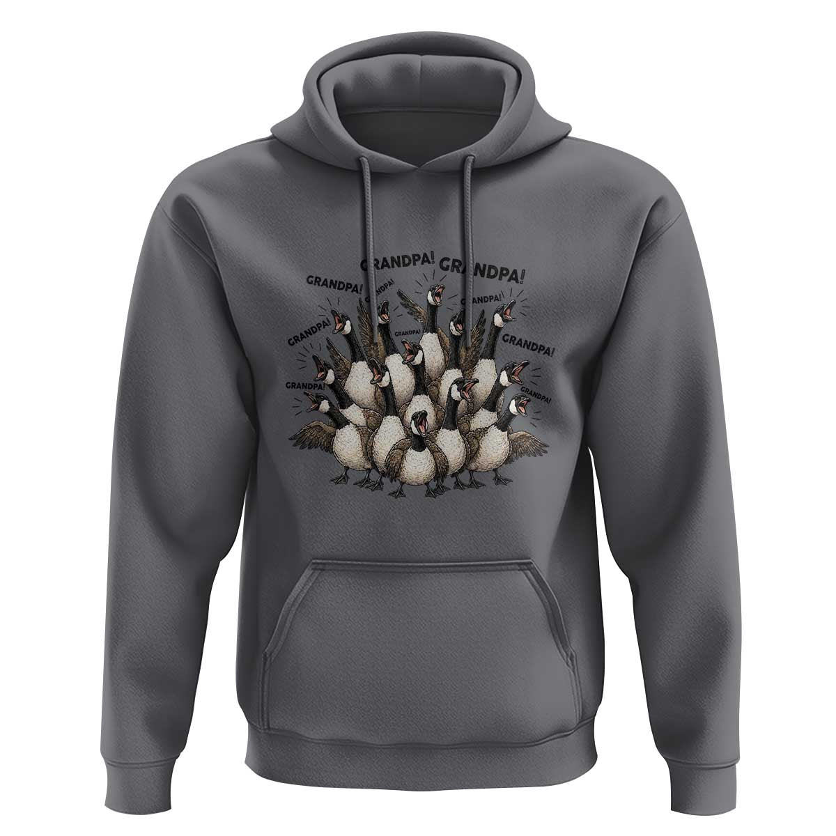 Silly Goose Grandpa Hoodie Funny Family Chaos Grandfather