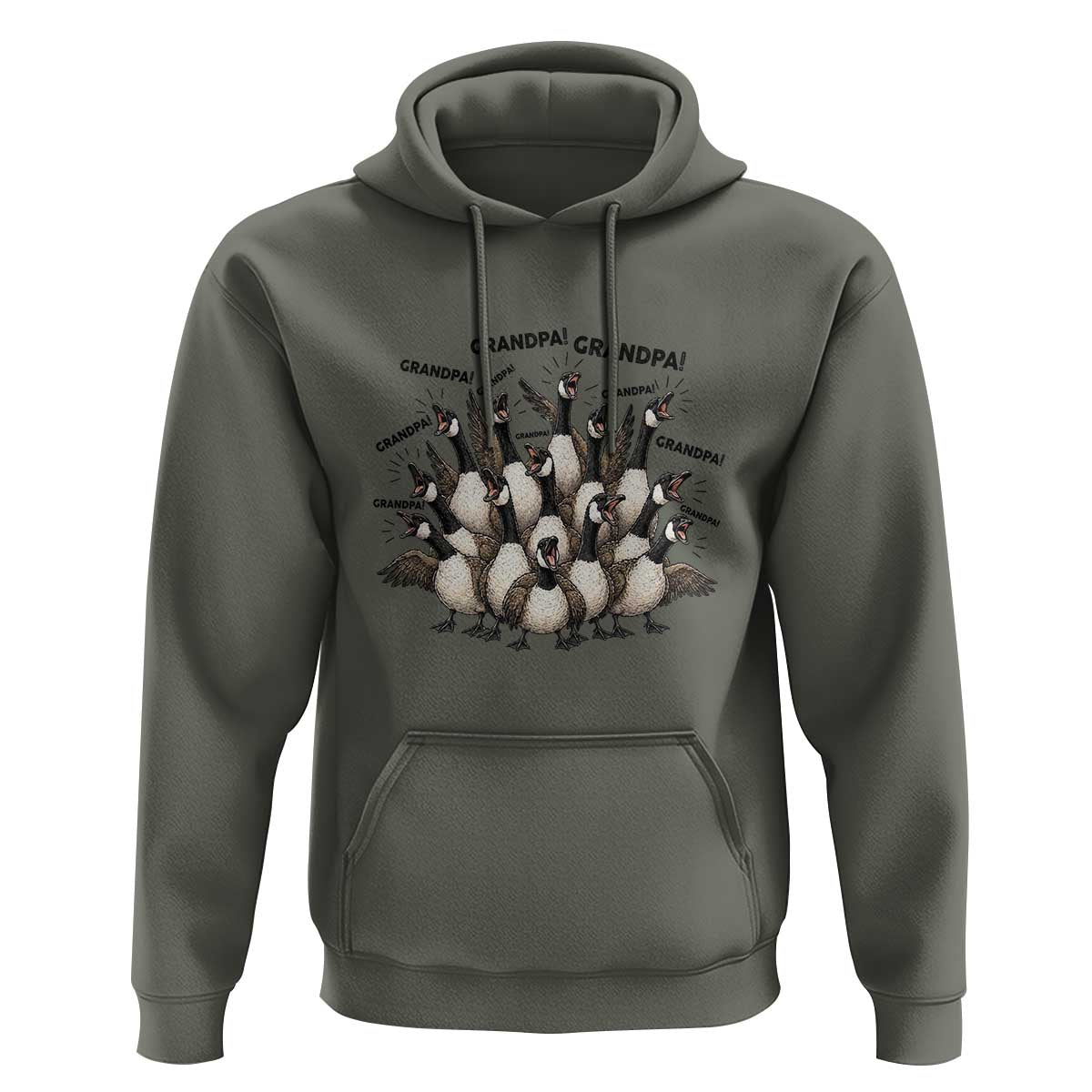 Silly Goose Grandpa Hoodie Funny Family Chaos Grandfather