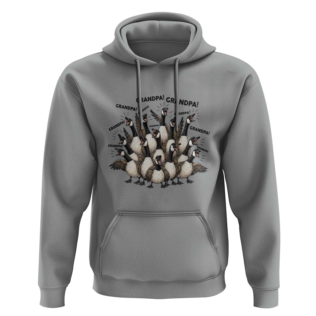 Silly Goose Grandpa Hoodie Funny Family Chaos Grandfather