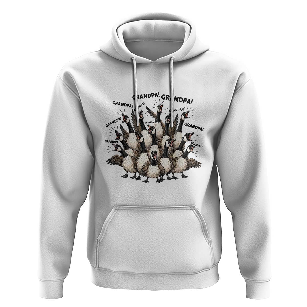 Silly Goose Grandpa Hoodie Funny Family Chaos Grandfather