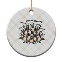 Silly Goose Grandpa Ceramic Ornament Funny Family Chaos Grandfather