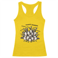 Silly Goose Grandpa Racerback Tank Top Funny Family Chaos Grandfather