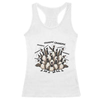 Silly Goose Grandpa Racerback Tank Top Funny Family Chaos Grandfather