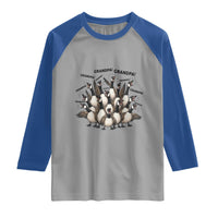 Silly Goose Grandpa Raglan Shirt Funny Family Chaos Grandfather
