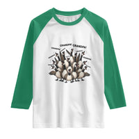 Silly Goose Grandpa Raglan Shirt Funny Family Chaos Grandfather