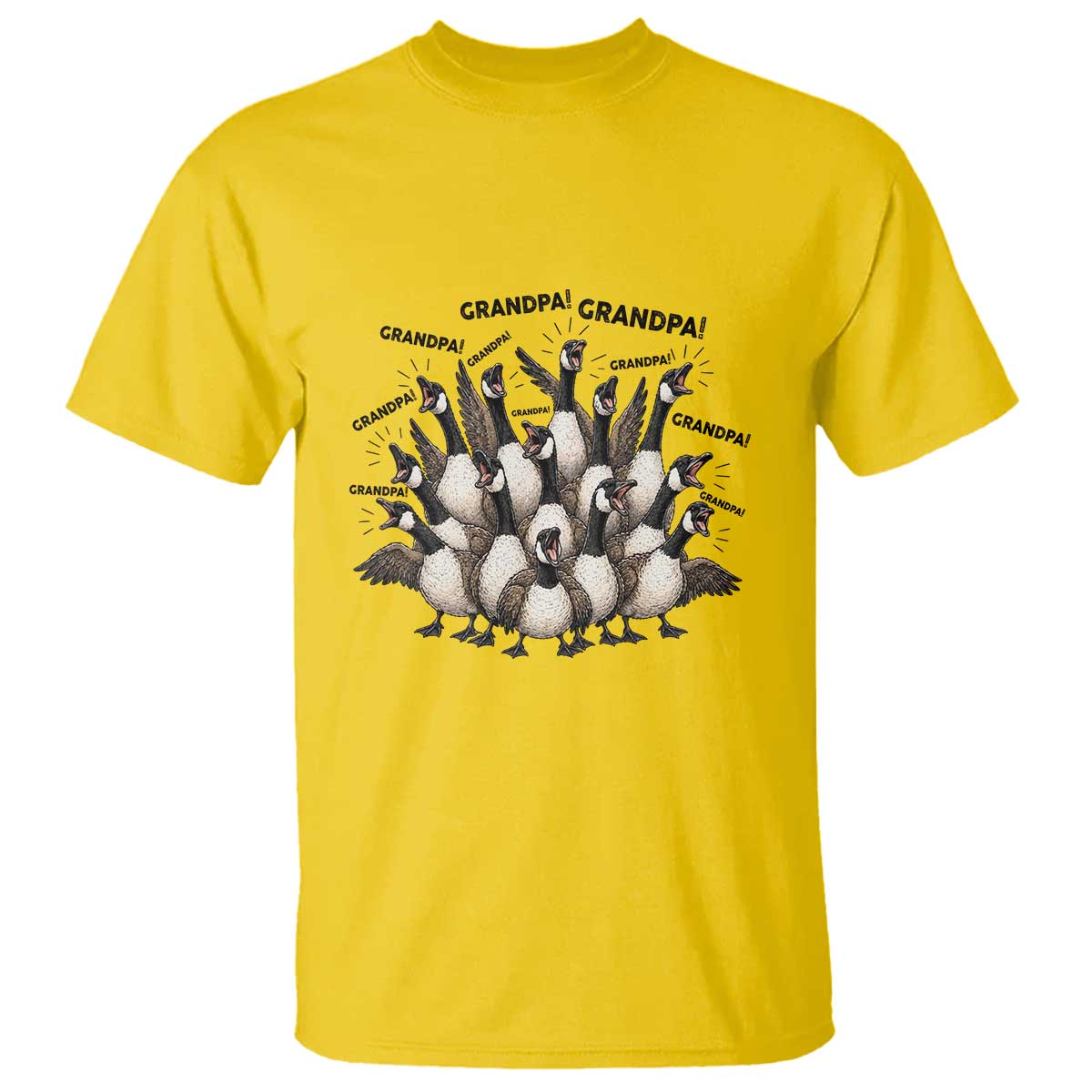 Silly Goose Grandpa T Shirt Funny Family Chaos Grandfather