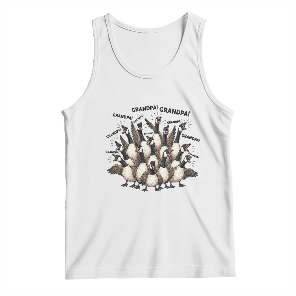 Silly Goose Grandpa Tank Top Funny Family Chaos Grandfather