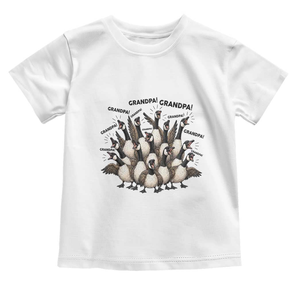 Silly Goose Grandpa Toddler T Shirt Funny Family Chaos Grandfather