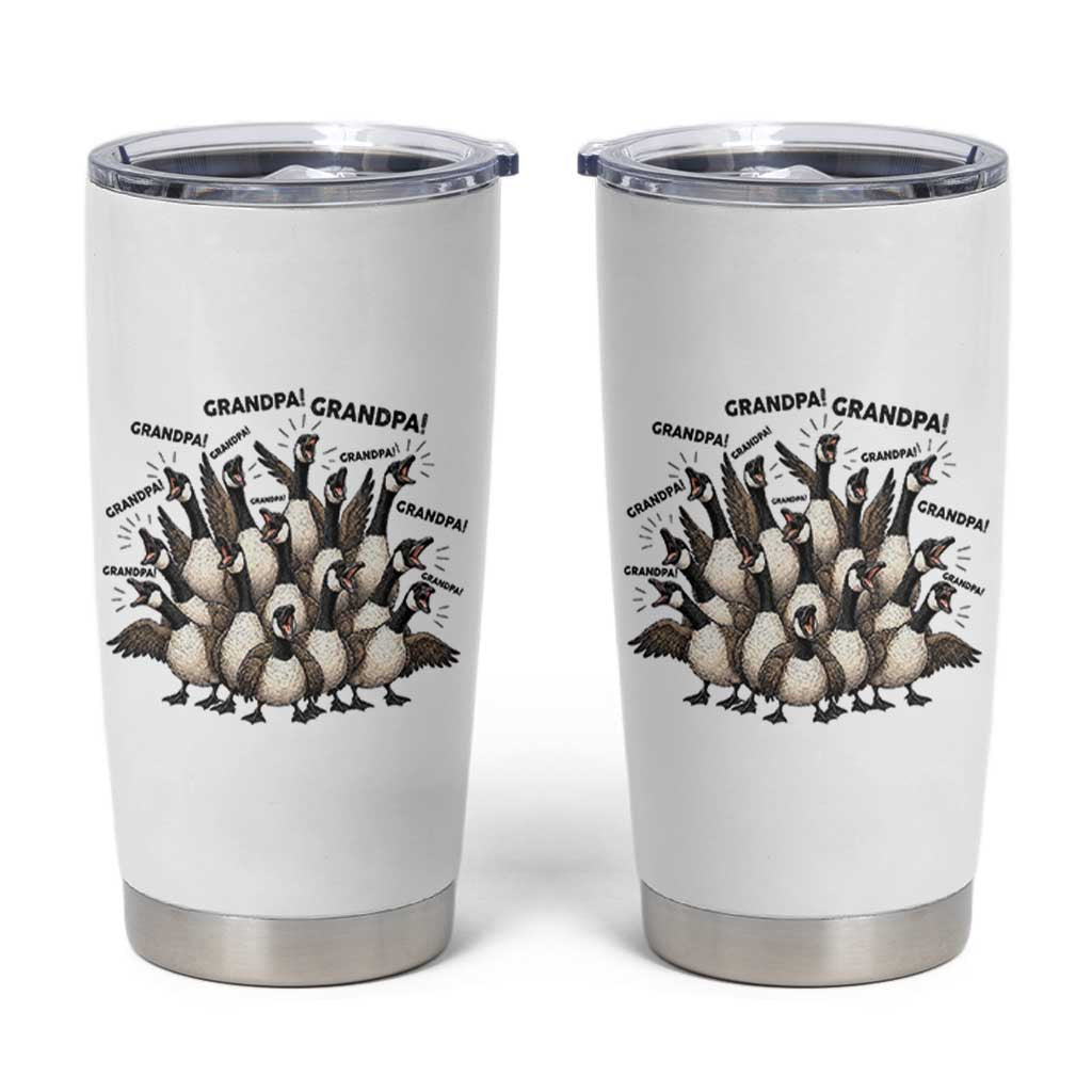 Silly Goose Grandpa Tumbler Cup Funny Family Chaos Grandfather