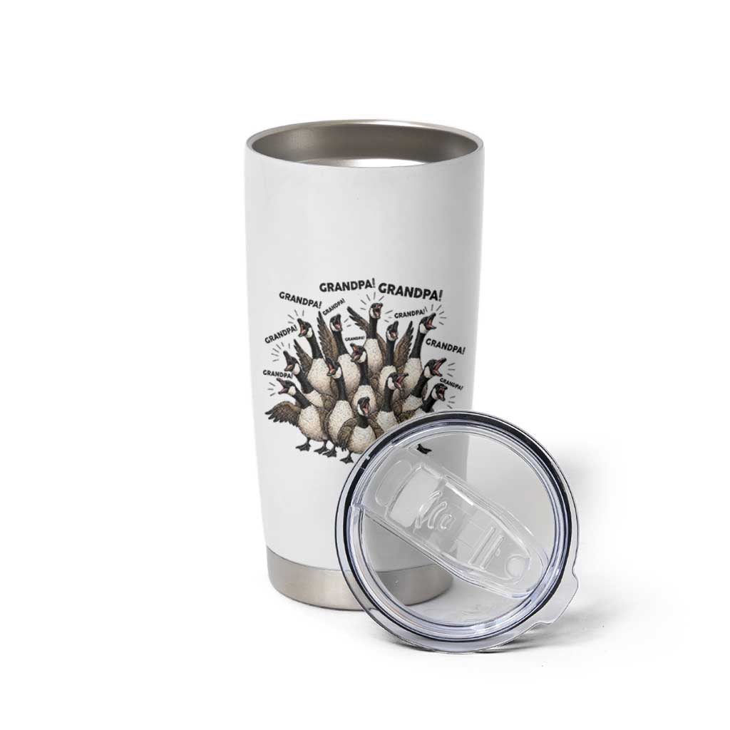 Silly Goose Grandpa Tumbler Cup Funny Family Chaos Grandfather
