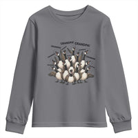 Silly Goose Grandpa Youth Sweatshirt Funny Family Chaos Grandfather