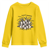 Silly Goose Grandpa Youth Sweatshirt Funny Family Chaos Grandfather