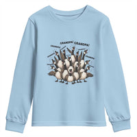 Silly Goose Grandpa Youth Sweatshirt Funny Family Chaos Grandfather