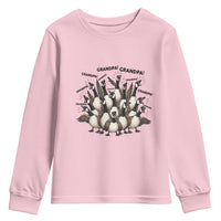 Silly Goose Grandpa Youth Sweatshirt Funny Family Chaos Grandfather