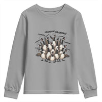 Silly Goose Grandpa Youth Sweatshirt Funny Family Chaos Grandfather