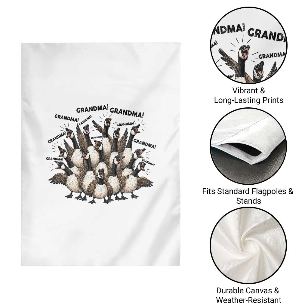Funny Silly Goose Grandma Garden Flag Chaos Coordinator Grandma Life Graphic