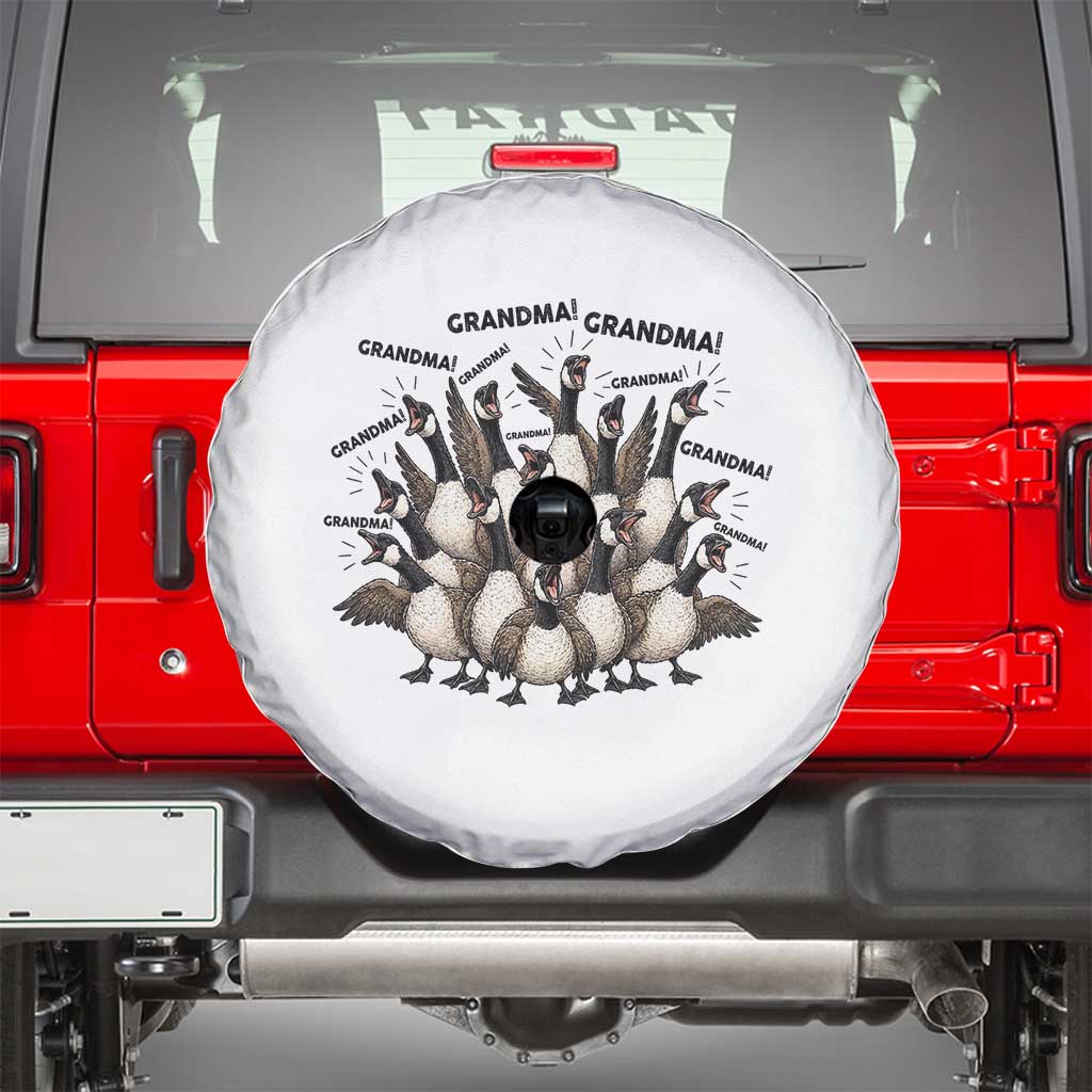 Funny Silly Goose Grandma Spare Tire Cover Chaos Coordinator Grandma Life Graphic