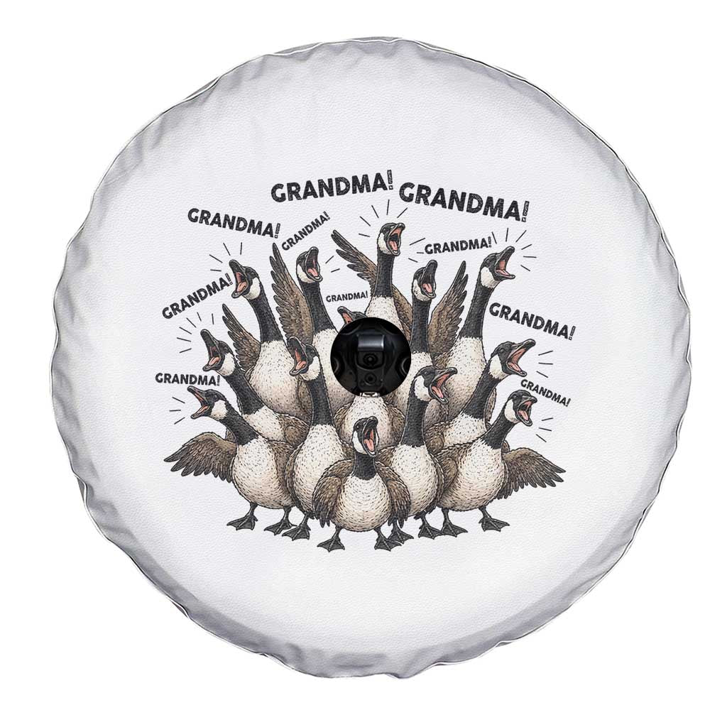 Funny Silly Goose Grandma Spare Tire Cover Chaos Coordinator Grandma Life Graphic