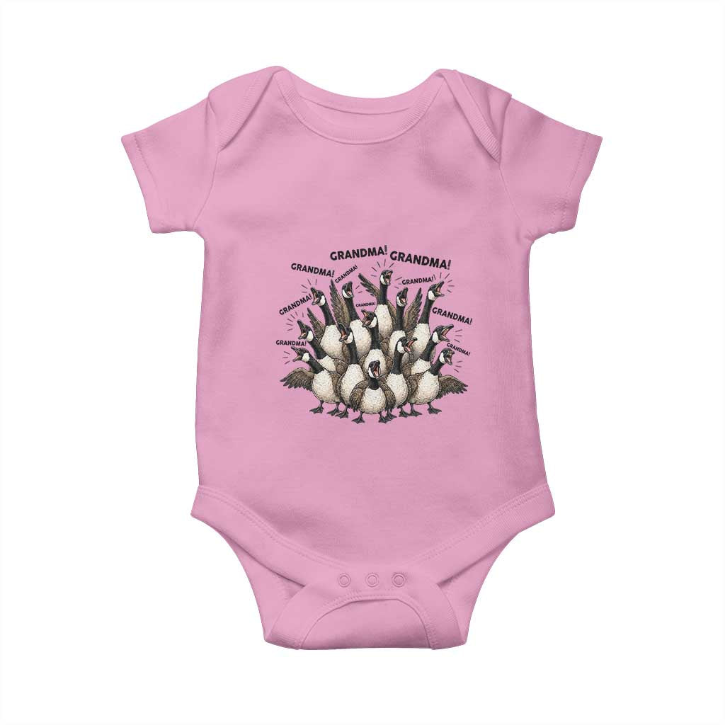 Funny Silly Goose Grandma Baby Onesie Chaos Coordinator Grandma Life Graphic