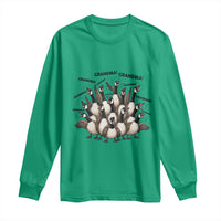 Funny Silly Goose Grandma Long Sleeve Shirt Chaos Coordinator Grandma Life Graphic