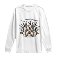 Funny Silly Goose Grandma Long Sleeve Shirt Chaos Coordinator Grandma Life Graphic