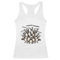Funny Silly Goose Grandma Racerback Tank Top Chaos Coordinator Grandma Life Graphic