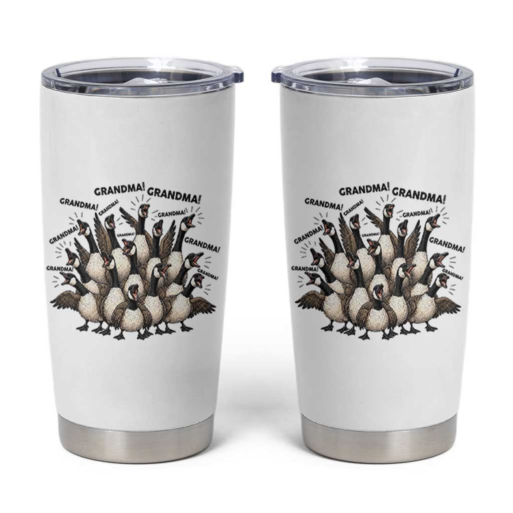 Funny Silly Goose Grandma Tumbler Cup Chaos Coordinator Grandma Life Graphic