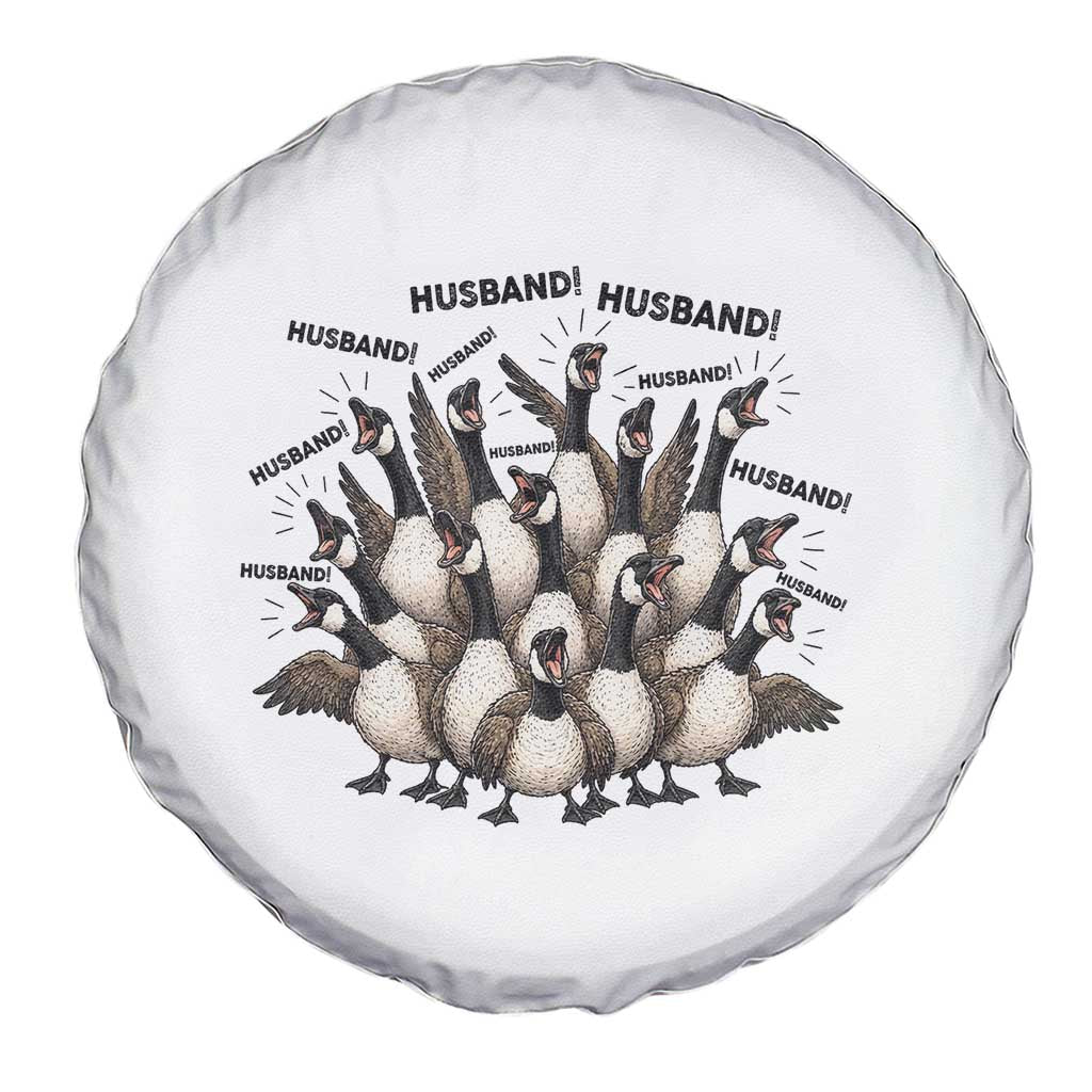 Silly Goose Husband Spare Tire Cover Funny Marriage Chaos Husbandhood