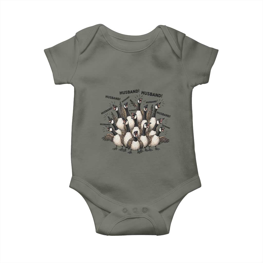 Silly Goose Husband Baby Onesie Funny Marriage Chaos Husbandhood